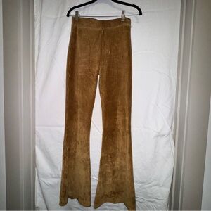 Aerie Velvet Tan Flare Pants